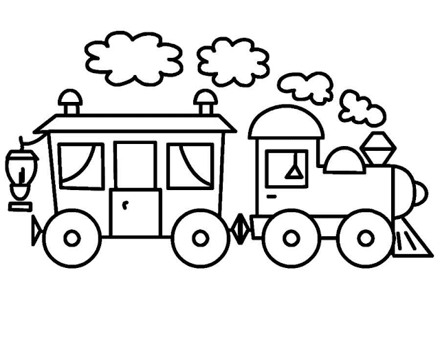 Mewarnai Gambar Kereta Api Untuk Anak Tk - mlmfasr